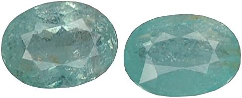 Ploythai 1.24CT RAVISHING AA PAIR OVAL COPPER BEARING PARAIBA TOURMALINE