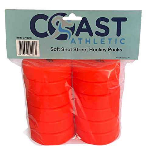 Coast Athletic Soft Shot Hockey Pucks | Street Hockey Pucks | Floor Hockey Pucks (12 Pack) - Thumbnail 3