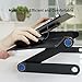 Laptop Stand,Adjustable Portable Laptop Desk for Bed or Sofa,Table Vented with CPU Fans/Mouse pad Standing Desk,Ergonomic TV Bed Lap Tray Stand Up/Sitting,Black.thumb 4