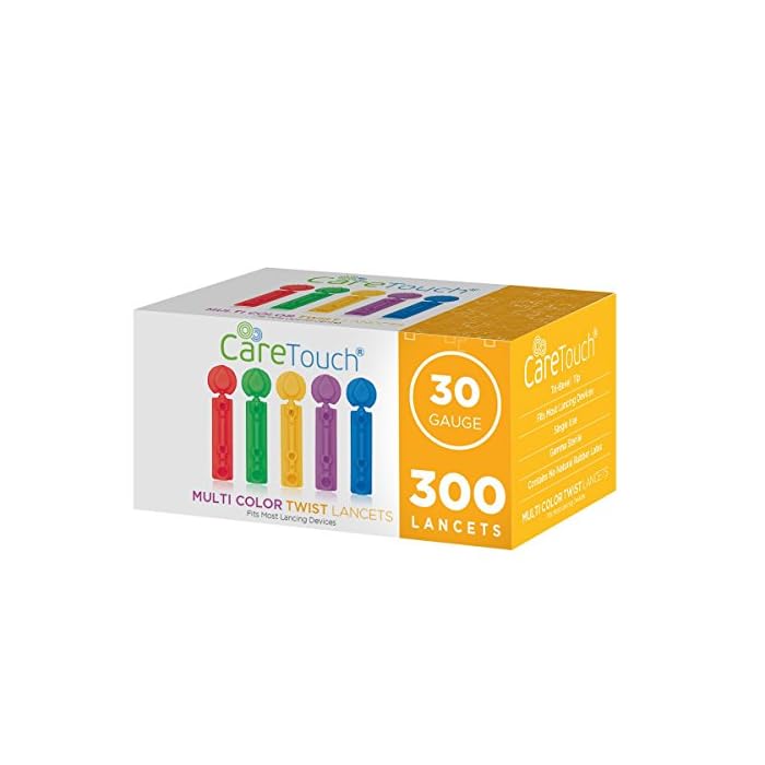 Lancets for Diabetes Testing - 30 Gauge Diabetic Lancets for Blood Testing and Glucose Testing - Fits Most Lancing…