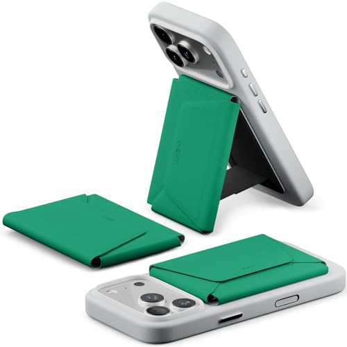 MOFT Magnetische Wallet, 8 Kartenhalter, Magnetischer Handyständer mit Zug-zum-Zugriff-Design, RFID-Blockierung, Winkelverstellung & MOVAS Minimalist