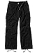 Rothco Vintage Paratrooper Cargo Fatigue Pants – Tactical Outdoor Comfortable Casual, Black, L