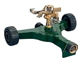 2 Pack - Orbit Impact Impulse Lawn Sprinkler on Aluminum Wheel Base - Waters Yard, 56186N
