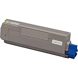 Do it Wiser Remanufactured Toner Cartridge Replacement For Oki C610 C610n c610dn | 44315301 (Yellow)