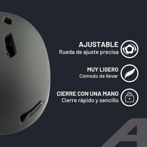 Unissex - Adultos, capacete de bicicleta HAARLEM, cinzento-café mate, 52-57 cm