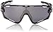 Oakley Men's Jawbreaker Asian Fit OO9270-01 Shield Sunglasses, Polished Black, 131 mm