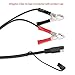 KUNCAN 12V-24V SAE to Car Cigarette Lighter Female Socket, SAE to Cigarette Lighter Male Plug, SAE to Battery Alligator Clip Extension Cable, with SAE Connector, for Car Battery Charge