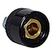 RIVERWELD TIG Welding Cable Panel Connector Socket DKZ35-50 315Amp with Black Color Dinse-Style Quick Fitting