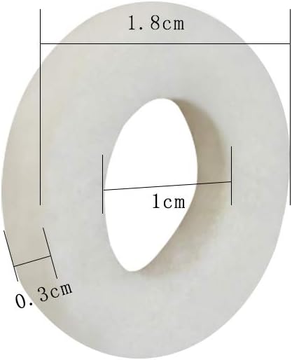 Trumpet Washers Pad 10 Pcs Valve Felt Washers Cushion Pad Brass Trumpets Musical Instrument Accessory: Musical Instruments
