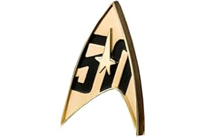 QMx Star Trek 50th Anniversary Magnetic Badge