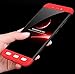 XiaoMi RedMi 4X Case, Ranyi [Full Body 3 in 1 Series] [Slim & Thin Fit Tightly] [360 Degree Protection] Premium Hybrid Bumper 3 in 1 Electroplated Hard Case for XiaoMi RedMi 4X (2017), red/Black