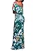 Women Summer Sexy Casual Split Floral Print Off Shoulder Bodycon Cocktail Party Long Maxi Dress