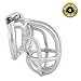 TERNENCE Ergonomic Design Chastity Device 304 Steel Stainless Easy to Wear Male Virginity Lock Chastity Belt K245 (45mm/ M Size)