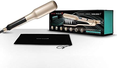 Demeliss Steam Saint Algue Hair Straightener With Heating Bristles Steam Technology