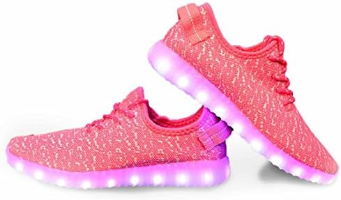 LED Shoes Mens Womens USB Charging Light Up Shoes