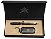 Beautiful Masonic Pen & Key Chain in a Gift Box (BP-196)