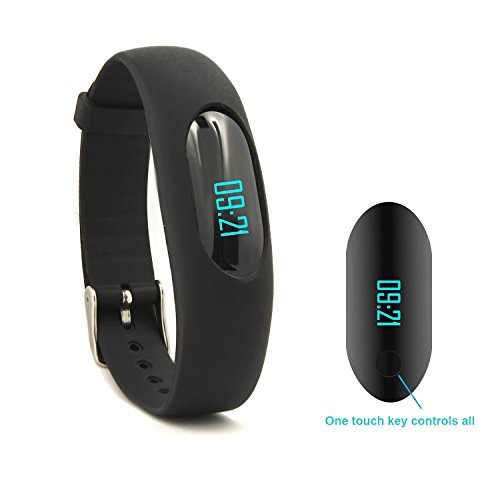 stardrift Pedometer Bracelet Smart Wristband Step Calorie Walking Distance Counter Sleep Monitor Time / Date Display for Outdoor Sports Running Walking (black) - Thumbnail 4