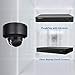 Anpviz 5MP PoE IP Dome Camera with Audio/Microphone, Indoor Outdoor Security Camera Night Vision, Weatherproof IP66 Wide Angle 2.8mm Lens,Motion Detection Alert 24/7 Recording(IPC-D250B-S) Black