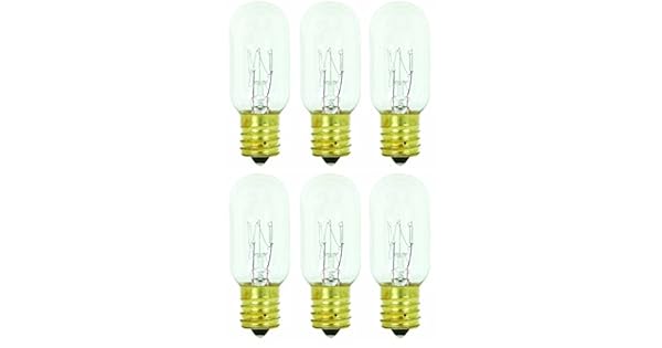 Amazon.com: Pack de 6 25t8 25 W de una foco incandescente ...