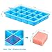 Ice Cube Trays,BomStar 2-Pack Silicone Ice Cube Trays with Lid Food Grade Silica Gel Flexible Removable Lid Ice Cube Trays for Chilled Drinks, Whiskey & Cocktails