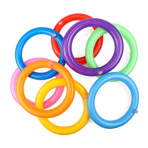 Inflatable Unicorn Ring Toss Game Hoop Toy Floating Swimming Ring for Pool Favor for Garden Party Beach Supplies Decor for Kids Funny Family Games - Thumbnail 2