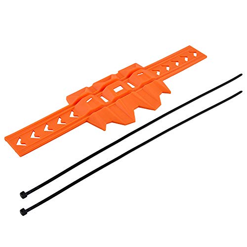 Nicecnc Orange Exhaust Muffler Tailpipe Cover Guard Protector Universal for KTM ALL 50cc-530cc 2004-2018,SX SXF EXC XCW XC-W EXC-F Dirt Bike Motorcross