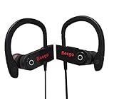 Wireless Bluetooth Headphones with Adjustable Earhook 6-hour Non-stop Playback Lightweight Sweatproof Sport Earbuds for Running and Exercise