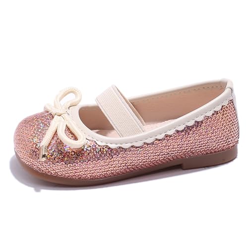 RVROVIC Little Girls Mary Jane Flats Gracy Ballet Princess Toddler Dress Shoes School Birthday Party(6,6-Pink) at Amazon