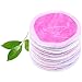 wegreeco Cotton Rounds Reusable - 16 Pack Reusable Bamboo Makeup Remover Pads - Bamboo Cotton Cloth for Removing Makeup - Reusable Facial Pads Cotton Rounds (Bamboo Velour, Bright Color)