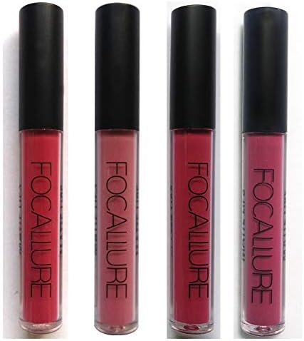 Matte Lipstick Set Focallure Bulk Lipgloss Womens Makeup Stay On Glossier Lip Gloss Long Lasting Colorstay Liquid Waterproof Lip Stick 4 Set N
