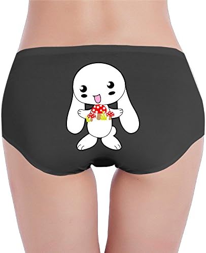 Popi Women Happy Rabbit Sexy Low-Waist Underwear L Black