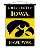 NCAA Iowa Hawkeyes Indoor Banner Scroll