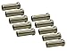 Muzata 10Pack Stainless Steel Protective Sleeves Cable Railing Kit Hardware for Wood Posts for 1/8