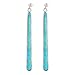 Turquoise Earrings in Sterling Silver & Genuine Turquoise (2.5