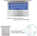 MOSISO Compatible with MacBook Pro 15 inch Case 2019 2018 2017 2016 Release A1990 A1707 with Touch Bar, Plastic Hard Shell Case & Keyboard Cover & Screen Protector & Storage Bag, Royal Blue
