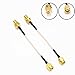 Crazepony 2pcs 90mm FPV Antenna Extension Cable RP-SMA Male to RP-SMA Female Antenna Adapter