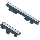 SECRETIGER Power Volume Button Key Replacement for Google Pixel 7 Pro - Power（On Off）/Volume Button/Side Buttons Key Replacement Set - Snow