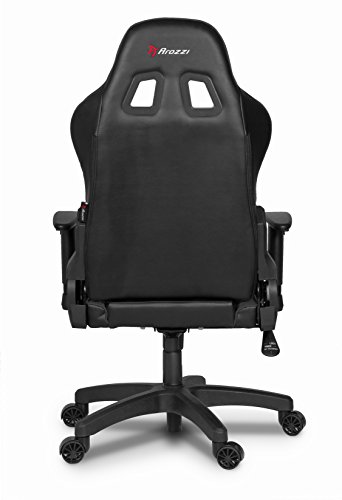 Arozzi Verona Junior Gaming Chair for Kids with High Backrest, Recliner, Swivel, Tilt, Rocker and Seat Height Adjustment, Lumbar and Headrest Pillows Included - Black