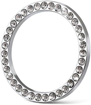 Auto Engine Start Stop Decoration Crystal Interior Ring Decal for Nissan Qashqai Pulsar March 370Z Micra Juke Note Tiida Wingroad NV200,etc All Models