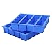 Large Ice Cube Molds, Silicone Ice Cube Trays with Easy Release Ice Cubes for Whiskey, Butter Mold, Set of 2 Blue