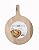 Italian Origins Round Pizza Peel, Wood, 13 by 21-Inch