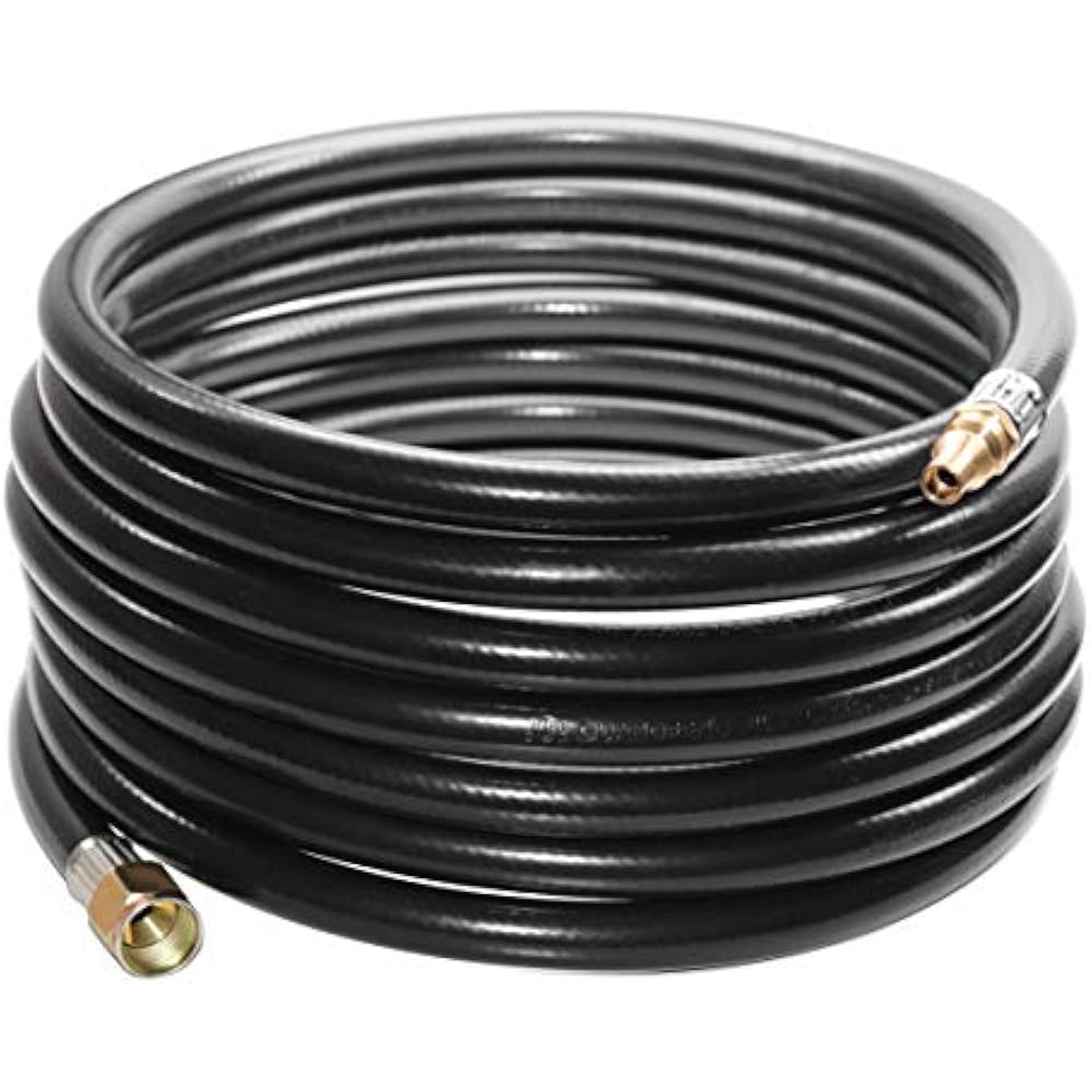 18 FT RV Propane Quick Connect Hose For To Grill, BBQ Release LP Gas