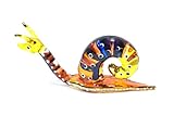 Handmade Snail Art Glass Blown Reptiles Animal Figurine - No.2