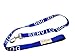 Albcorp Service Dog Leash with Padded Neoprene Handle and Reflective Silk-Screen Print, 4 Foot Blue