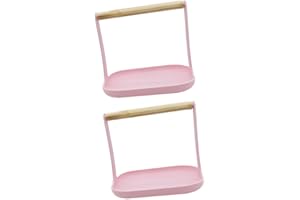 BCOATH 2 pcs Parrot Training Stand Bird Perch Station Bird Stand for Parakeets Conures Lovebirds Cockatiels Bird Training Supplies