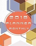 2019 Planner Monthly: 12 Month January 2019 to December 2019 For To do list Calendar Schedule Organi by 