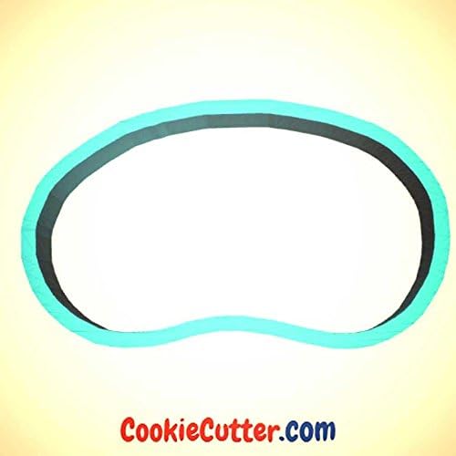 Jelly Bean Cookie Cutter 4 Inch - Hand Made in the USA