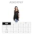 Adreamly Women's Cold Shoulder Short Sleeve Swing Loose Fit T-Shirt Tunic Tops Black X-Large
