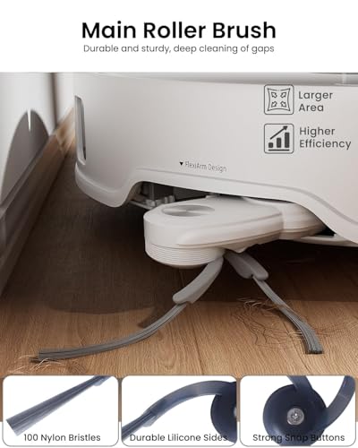 roborock Zero-Tangling Side Brushes Replacement for Qrevo Edge 2/5AE/Qrevo C Pro/Q10 VF/Q10 VF+/Q7 TF/Q7 TF+/Qrevo Curv/Qrevo Curv 2 Pro/Saros 10/QR 798/Qrevo L Pro/Saros 20/Saros 20 Sonic