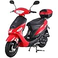 Taotao 50cc Gas Street Legal Scooter ATM50-A1 Scooter Metallic Burgundy